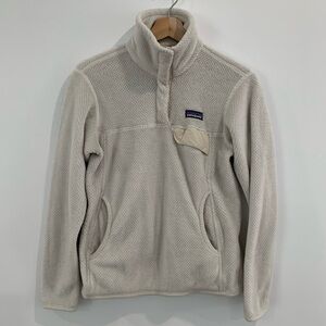 Patagonia Synchilla Cream 1/4 snap pullover sweatshirt S